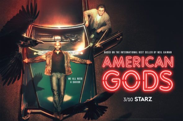 American Gods tv-show på Starz: sæson 2-ratings (annulleret eller fornyet sæson 3?)