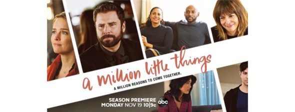 Un programa de televisión Million Little Things en ABC: clasificaciones de la temporada 3