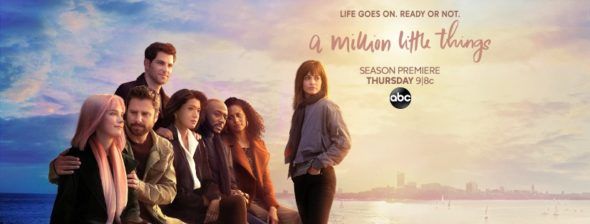 Un programa de televisión Million LIttle Things en ABC: calificaciones de la temporada 2 (¿cancelar o renovar?)