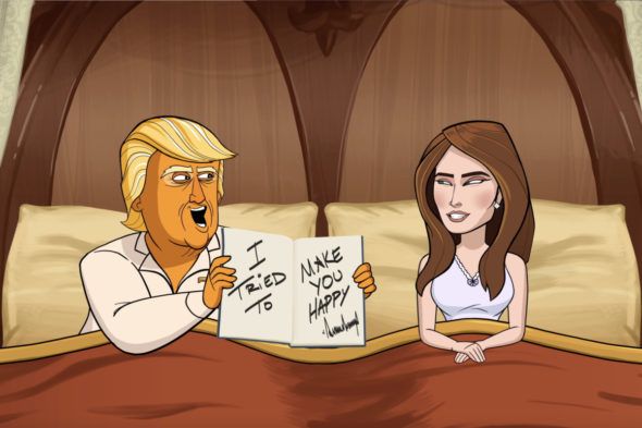 Mūsu karikatūru prezidents: pirmās sezonas skatītāju balsojumi